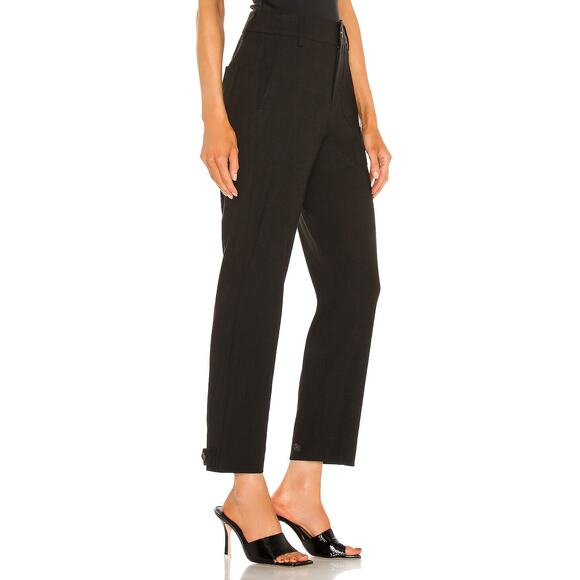 Vince Cropped Utility Pants Size 4 Black NEW Relaxed Fit $275 - Picture 2 of 7